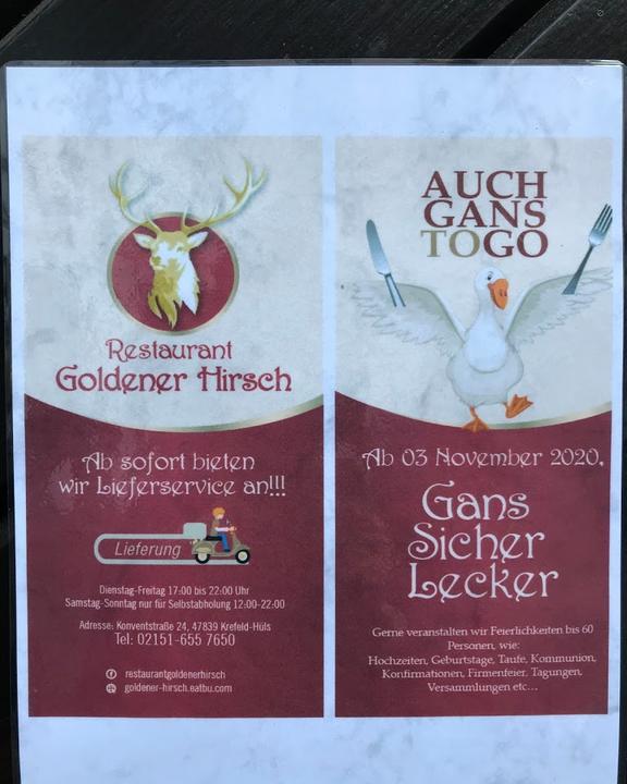 Restaurant Goldener Hirsch